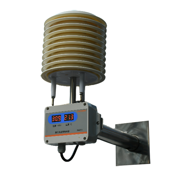 Sensor de temperatura y humedad con pantalla.