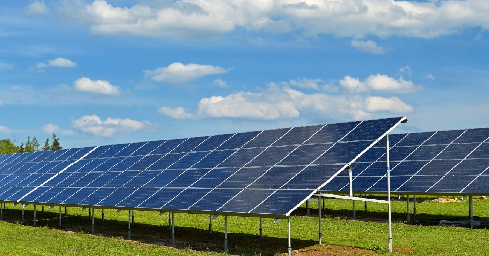 Solución para una central eléctrica fotovoltaica