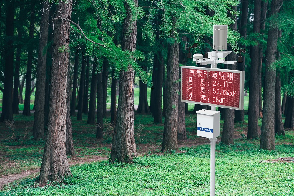 Las estaciones meteorológicas se utilizan en los bosques.jpg